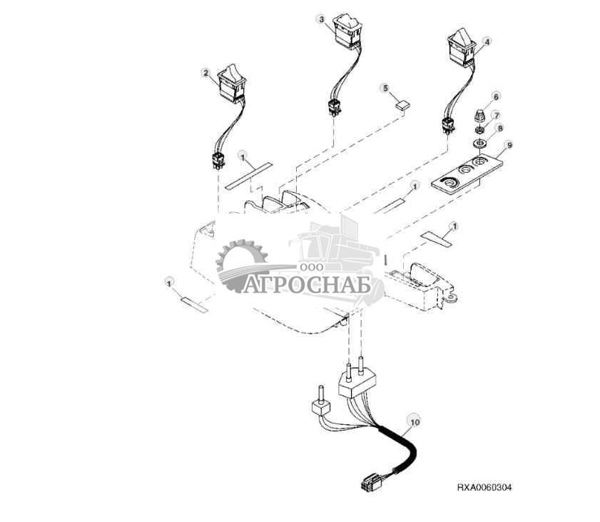 ЭЛЕКТРИЧЕСКИЕ КОМПОНЕНТЫ ПОДЛОКОТНИКА 